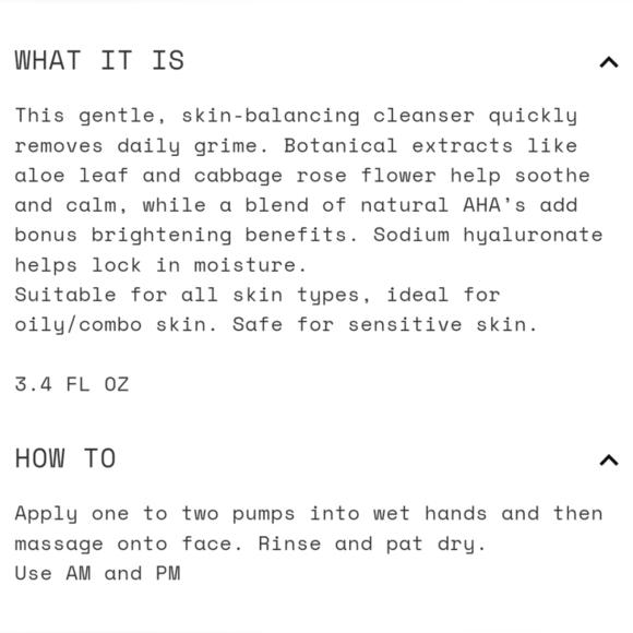 Item Beauty by Addison Rae Fast Pass AHA Cleanser | NEW | Oily Combo Skin - Picture 4 of 11